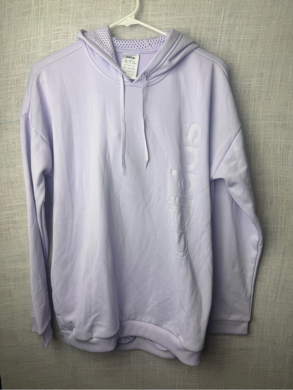 adidas Lavender Women's Hooded Pullover Sweatshirt